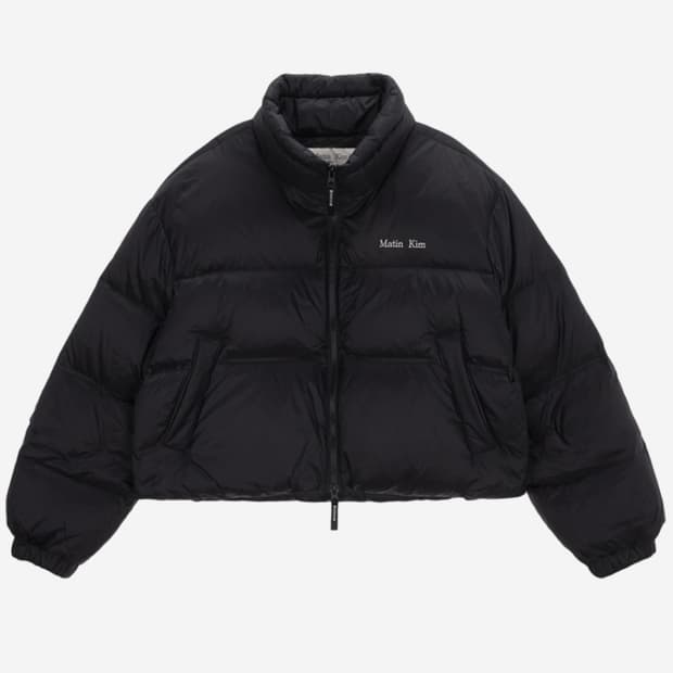 마뗑킴 숏패딩 HIGH NECK CLASSIC CROP PUFFER DO