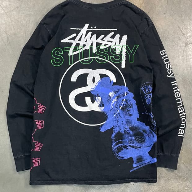 스투시 테스트 스트라이크 롱 슬리브