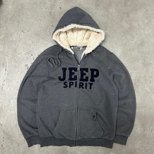 지프 양털 후드집업[1424]