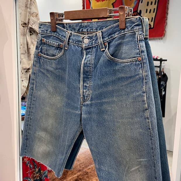 90s Levis 리바이스 501 컷오프 데님 쇼츠 팬츠 (USA)