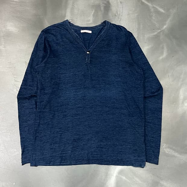  빈티지 헨리넥 롱슬리브 y16268