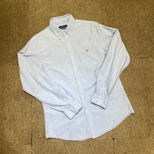  (L) POLO 폴로 랄프로렌 솔리드 셔츠 슬림핏  