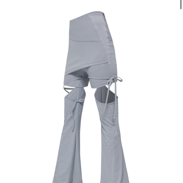 오호스 Detachable Strap Skirt Shorts