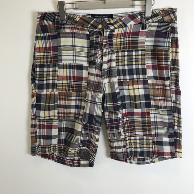 THE NEW IVY BRAND 마드라스 체크반바지 [34]