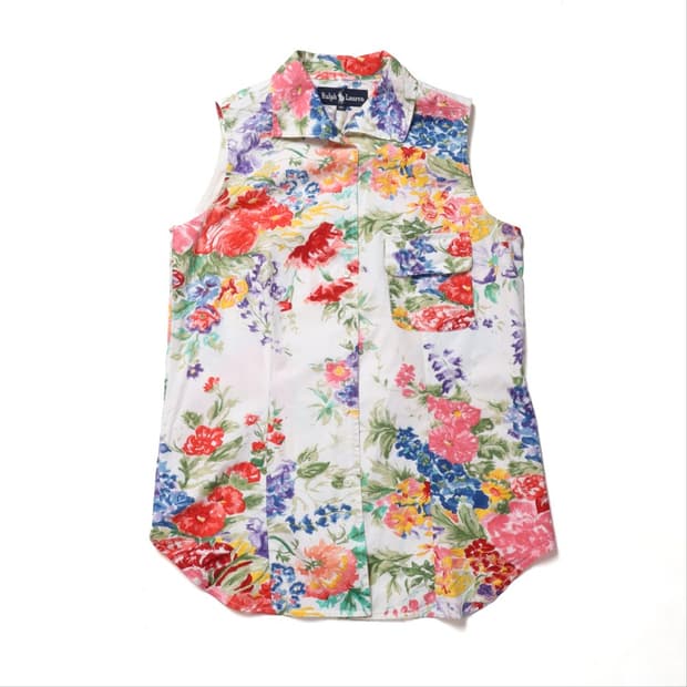 랄프 로렌 Ralph Lauren Floral Sleeveless