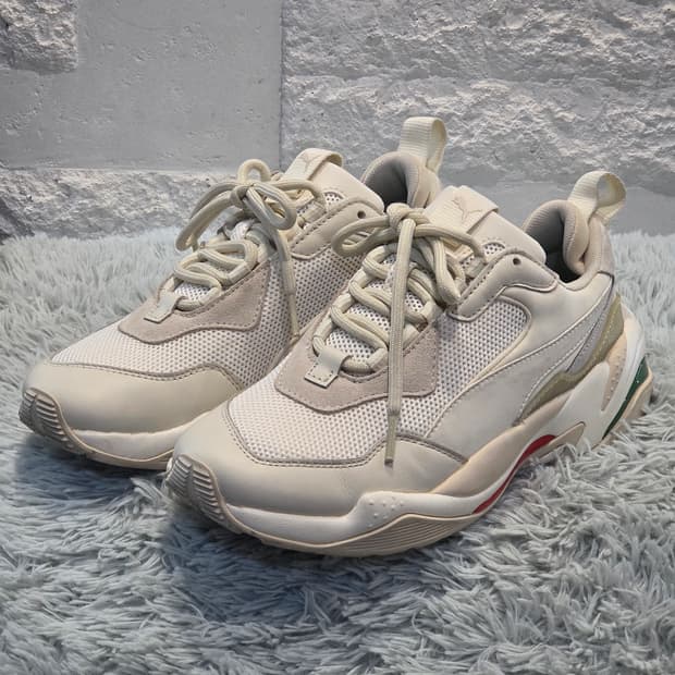 2w-30:푸마 썬더 스펙트라(Thunder) 화이트 24.5cm