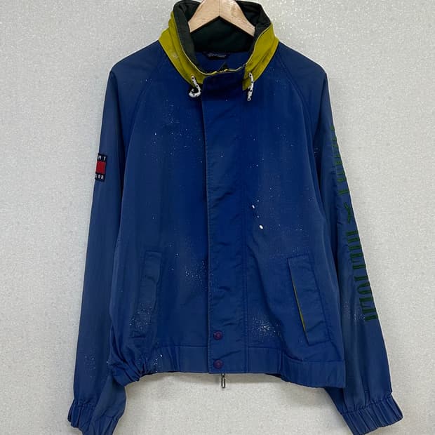 (XL)90'S 타미힐피거 커스텀 블루종-M2095