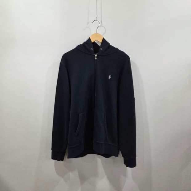 폴로랄프로렌 네이비 후드집업 XL