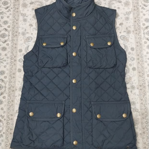 폴로랄프로렌 네이비 퀼팅조끼