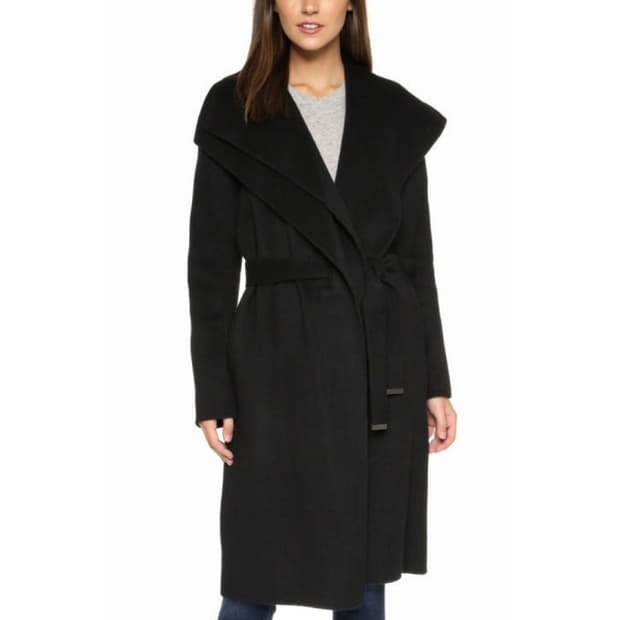 빈스 더블 페이스 울 코트