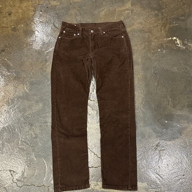 리바이스 514 코듀로이 브라운 팬츠 W30 L30