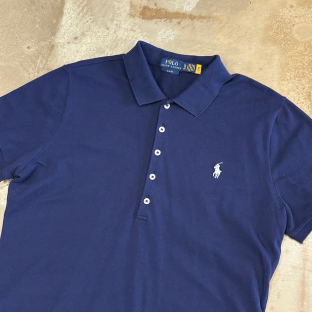 XL 여성용 폴로랄프로렌 슬림핏 카라티