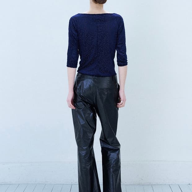 TEAK 티크 Coated Cotton Pants 블랙 M