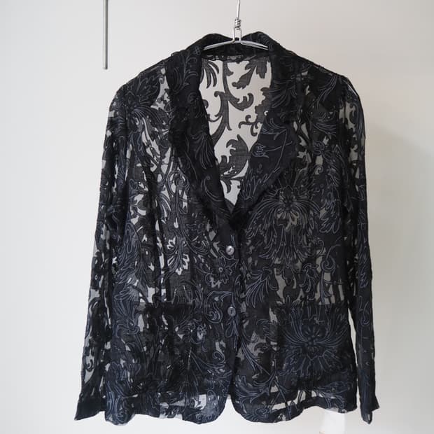 vintage see through jacket 