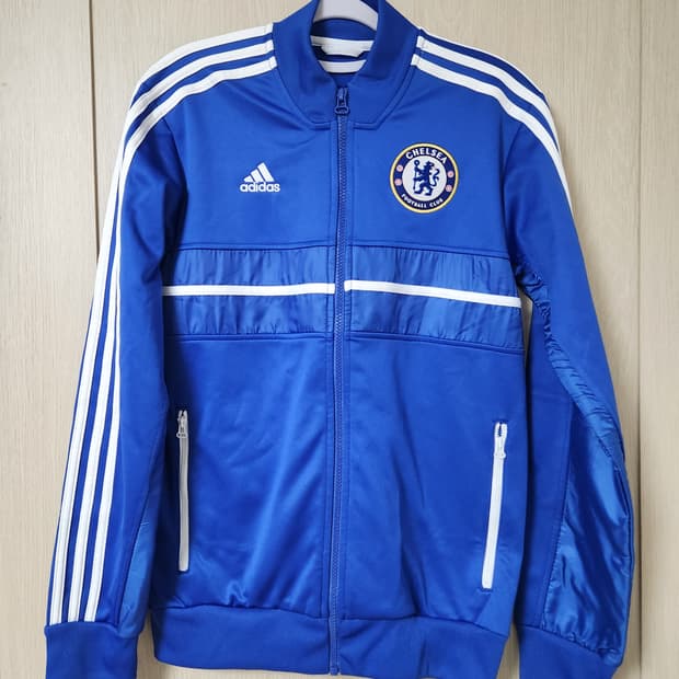 아디다스 13-14 첼시 앤섬 집업자켓. 져지 사이즈90