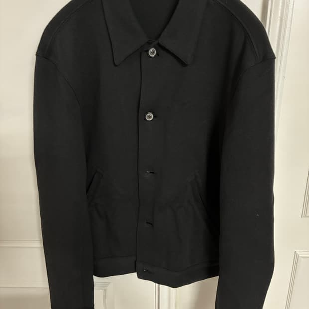 쿠어 코튼 블렌드 저지 자켓