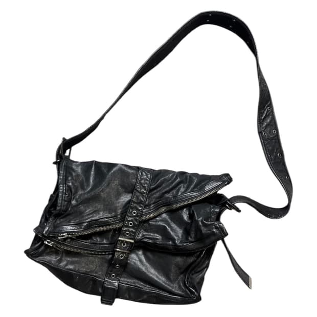 Leather cross bag
