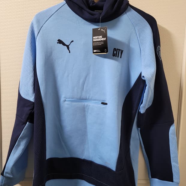 Puma 푸마 맨시티 기능성 후드티 보이 XL (남성 90 사이즈)