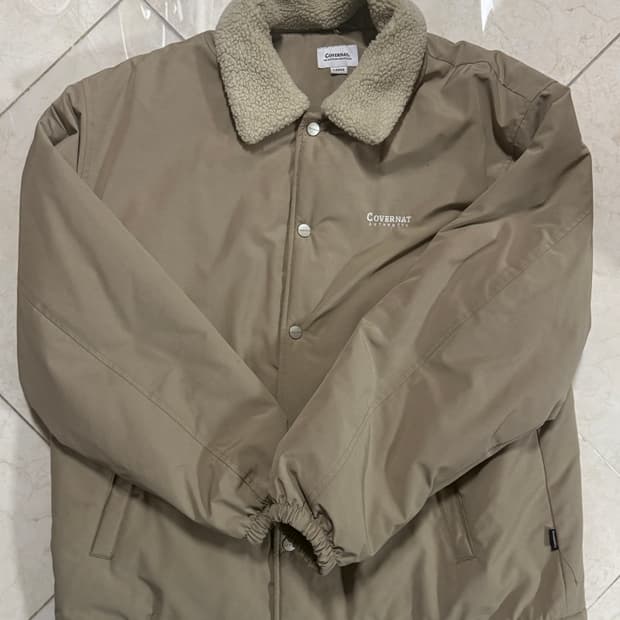 커버낫 BOA COACH JACKET BEIGE