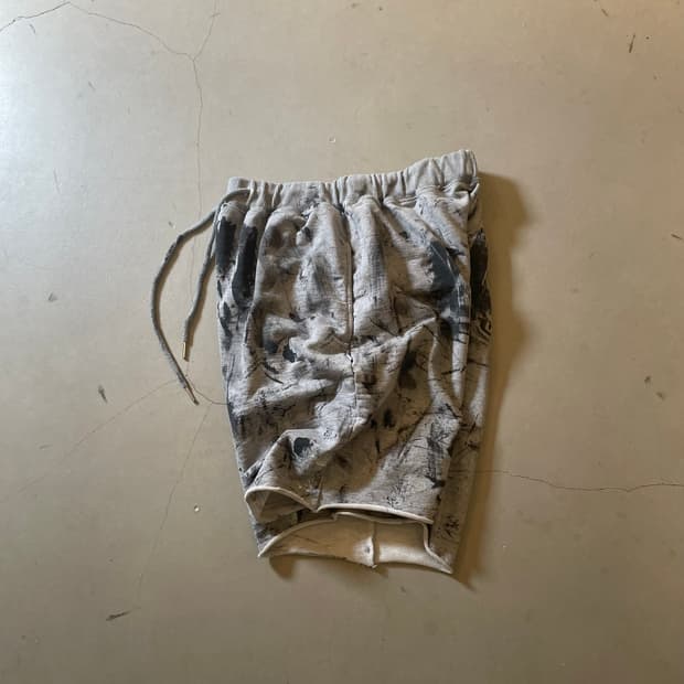 KZ ATELIER Hand Painted Sweat Shorts