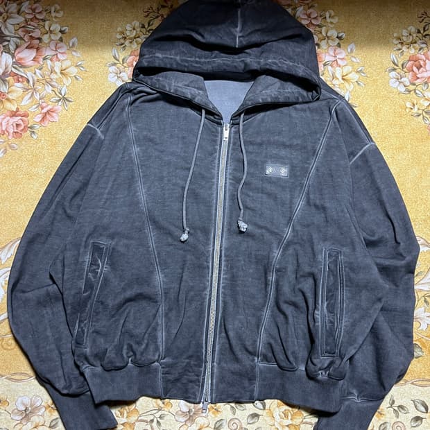 그레일즈 워싱 후드 집업