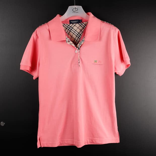 버버리 런던 반팔 카라티