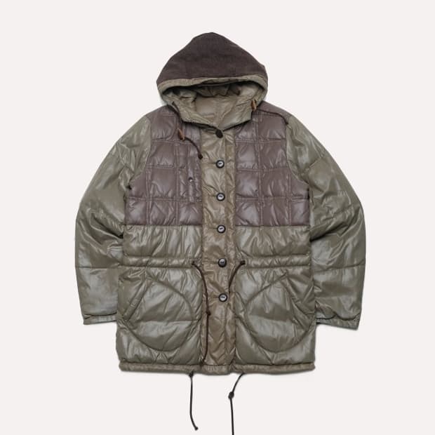 reversible down parka