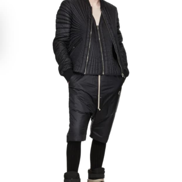 몽클레어 x 릭오웬스 콜라보 앵글(angle) 봄버 자켓 