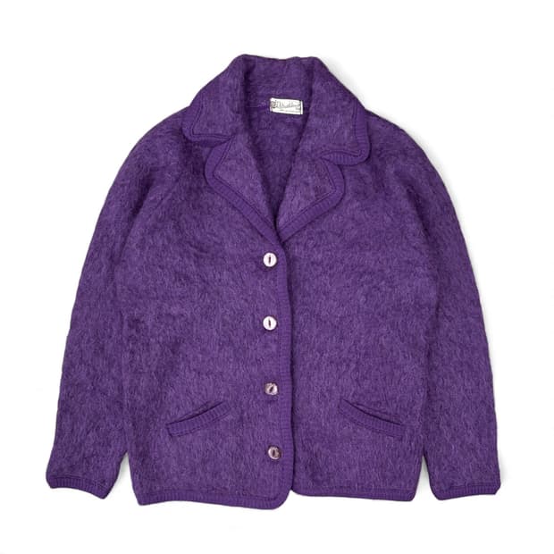 60's Strathknit of Scotland 모헤어 가디건