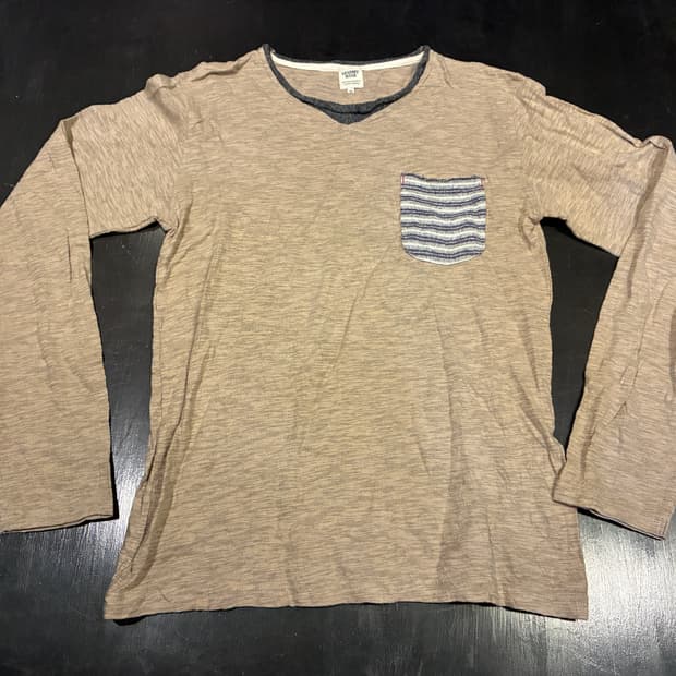 M) 키르니 하우스 일본 스트라이프 긴팔티 모리걸 갸루