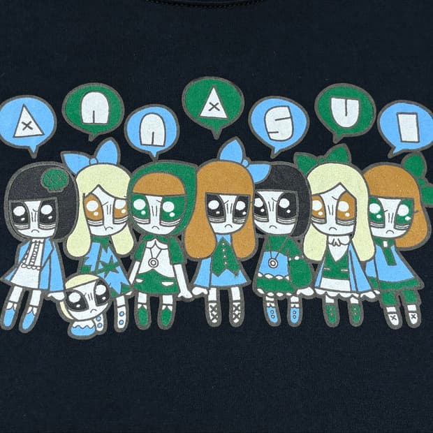 Anna Sui vtg graphic baby Tee
