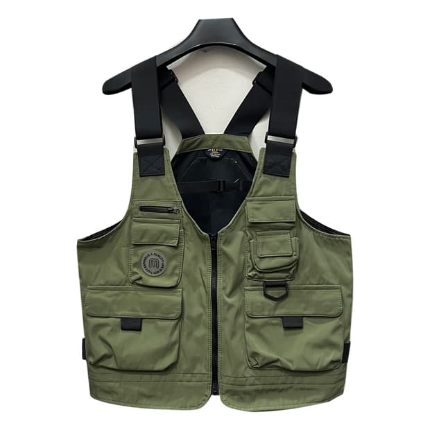 VTG 워크웨어 유틸리티 멀티포켓 베스트 조끼 FREE