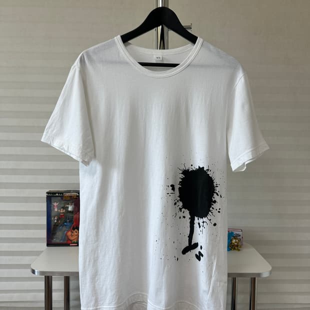 Yohji Yamamoto Black Ink Splash 반팔