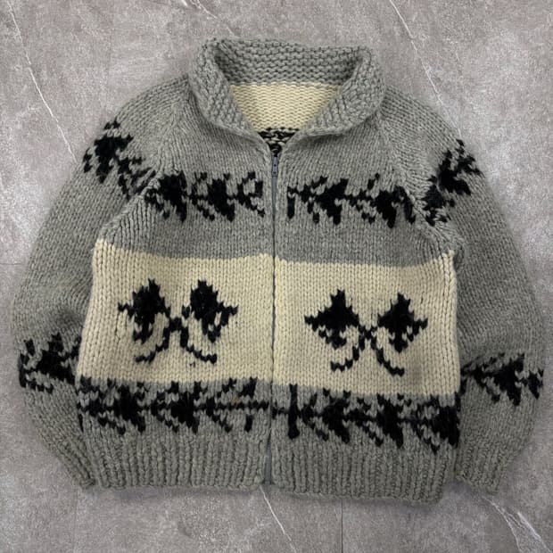 Vintage Cowichan Cardigan   