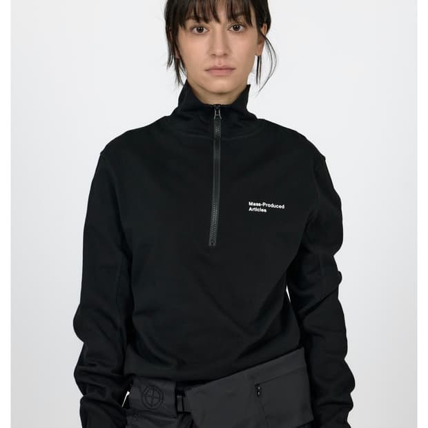 Plastic Product MPa half zip jersey