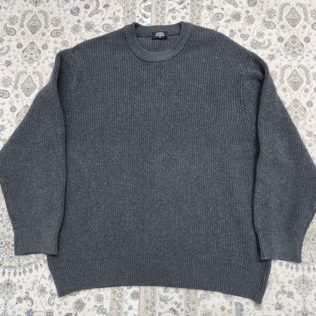 무신사 스탠다드 그레이 니트 2XL