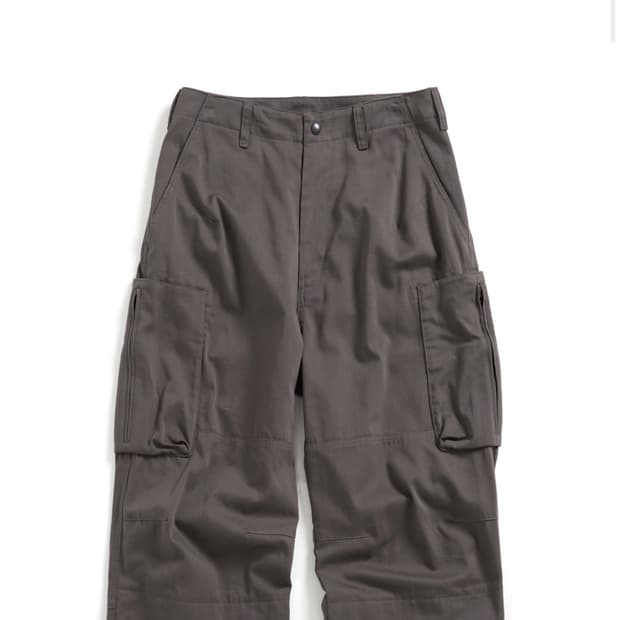 해칭룸 집 카고 워크팬츠 머드브라운 xs