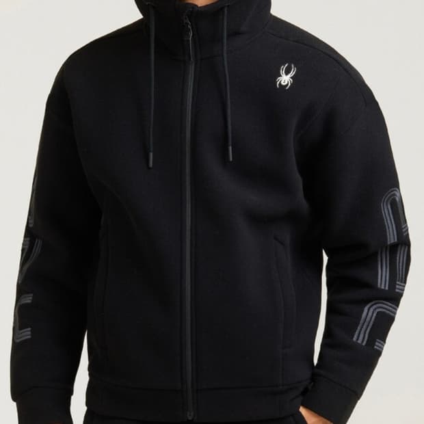 스파이더 남성 라이프스타일 스웻 본딩 후드집업 XL