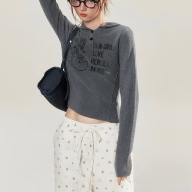 dear my kiko 니트 후드