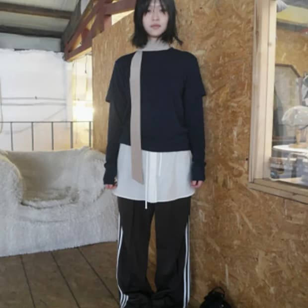 에프터먼데이 레이어드st 티셔츠