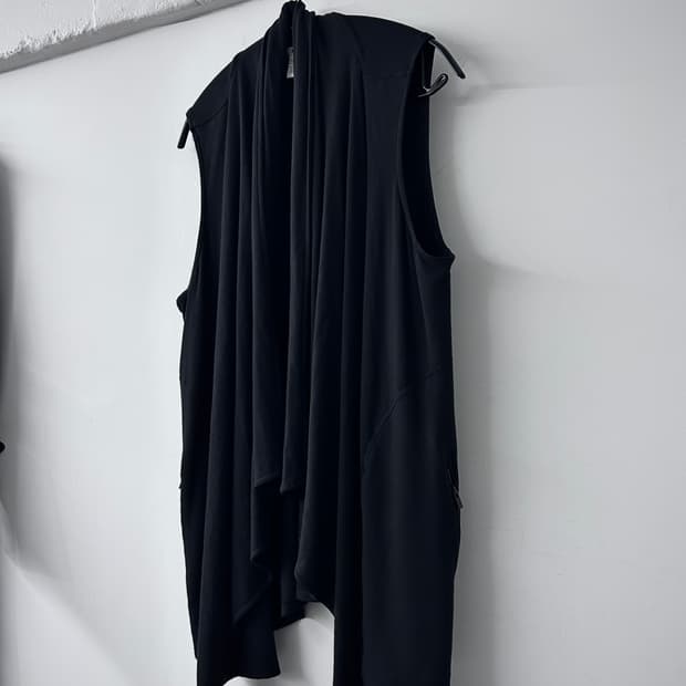 Dkny 드레이프 카라 슬리브리스 베스트