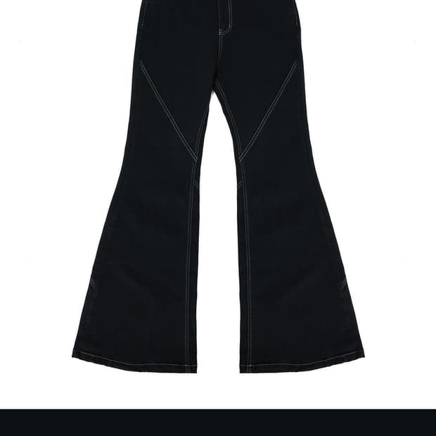 이그노어 부츠컷 데님