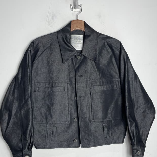 MAISON MINED 메종미네드 블랙 데님 자켓