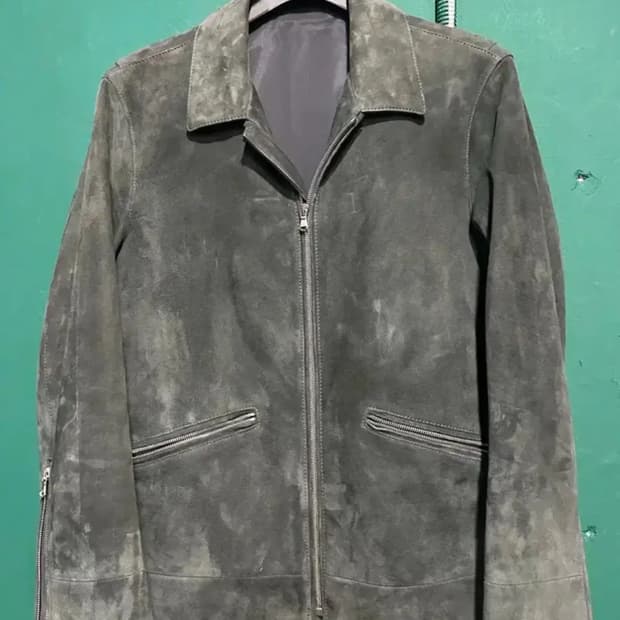 솔리드옴므 염소가죽 스웨이드 자켓