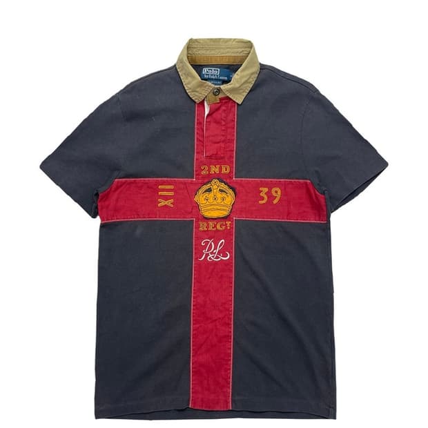 POLO RALPH LAUREN 헤비코튼 럭비 티셔츠 S