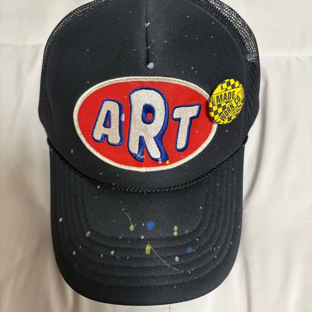 메이드원 아트 트러커 캡 블랙