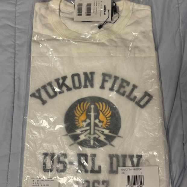 폴로 랄프 로렌 클래식핏 저지 그래픽 티셔츠 화이트 L사이즈