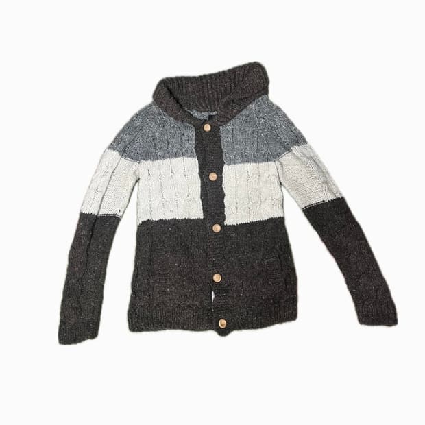 japanese Vintage 모리걸 가디건 코위챤 하구미