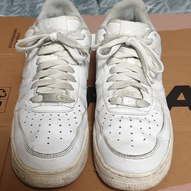 나이키 에어포스1 로우 화이트 (260)