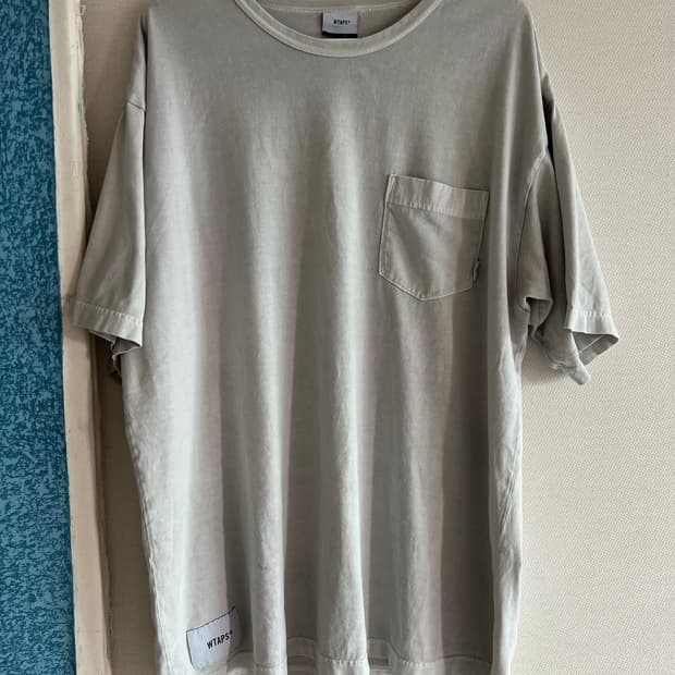 WTAPS 반팔 티셔츠 그레이 3사이즈